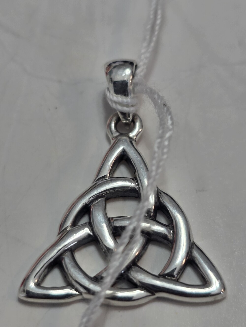 Sterling Silver Celtic Trinity Knot Pendant - Silver